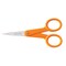 Fiskars MFG Micro Tip Fashion Scissors - Orange Stamped Cross-Stitch